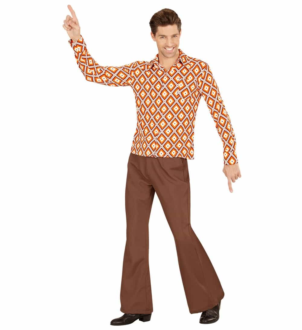 Tabla de tallas de Camisa Años 70 para Adulto – Retro Disco Fiesta Carnaval