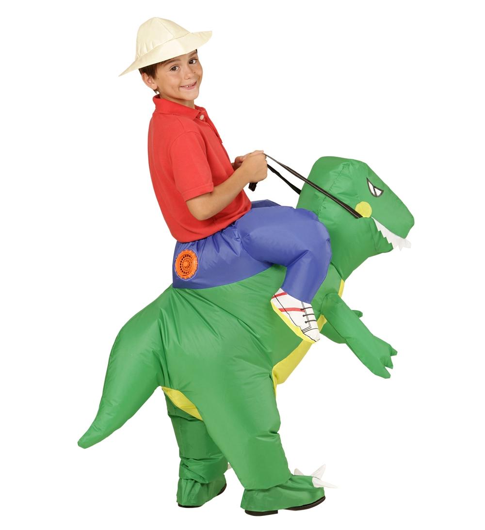 Tabla de tallas de Disfraz infantil Explorador con Dinosaurio Hinchable